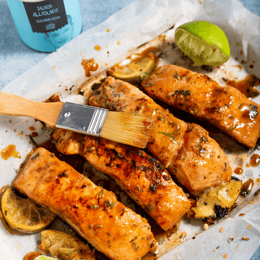 Grilled Salmon with Herb Marinade
