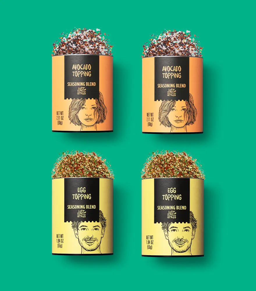 Just Spices - Egg and Avocado 4 Pack