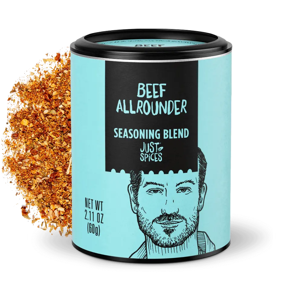 Just Spices - Beef Allrounder -  – beef casserole seasoning
beef seasoning
beef stew seasoning
meat spices
spices for beef