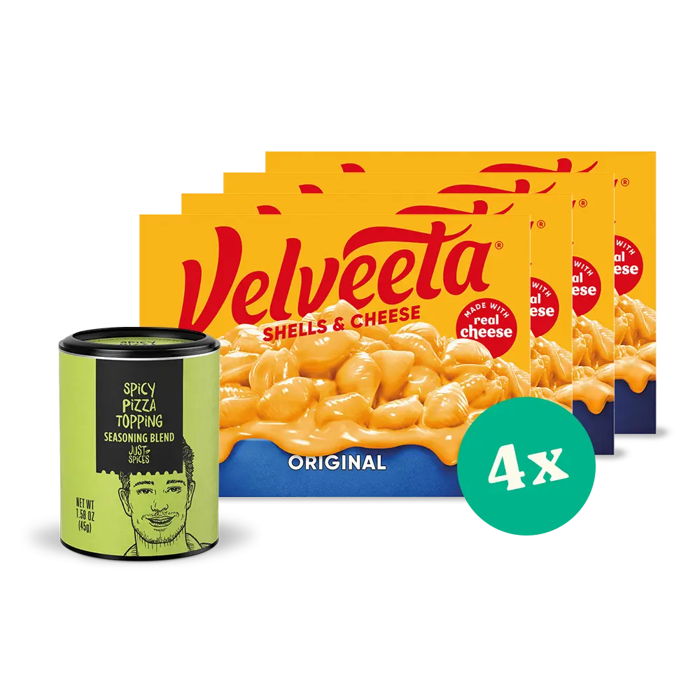 Just Spices - Velveeta Shells & Cheese Bundle