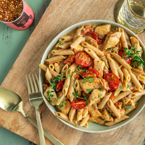 Creamy Chicken Mozzarella Pasta