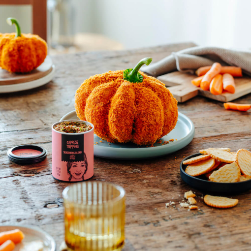 Pumpkin-Shaped Cheese Ball
