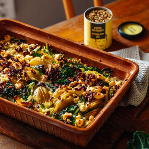 Kale and Potato Gratin