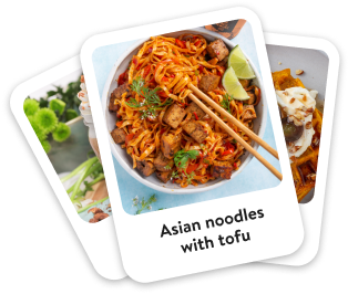 Recipe cards of the recipe collection with Just Spices spices